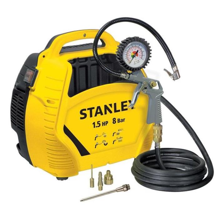 Compresor Portatil Sin Aceite 1.5HP 8BAR Stanley 8215190STC595